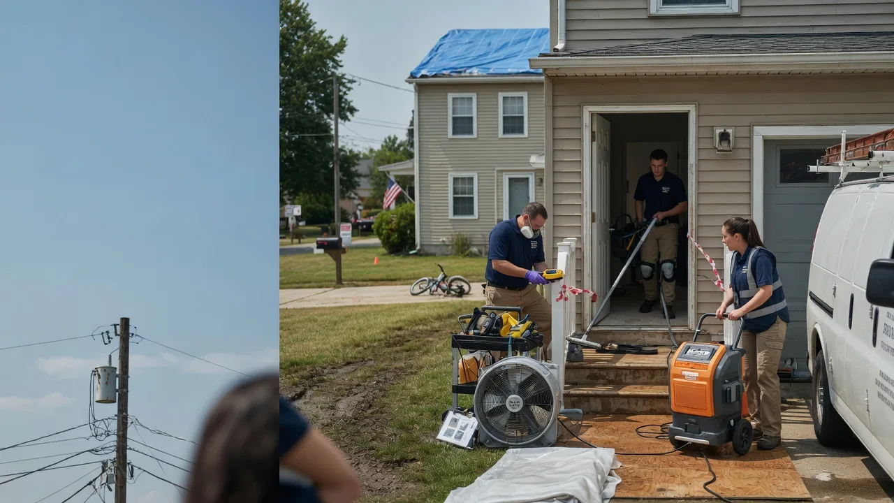 Water Damage Repair in Polkville, NC near me
